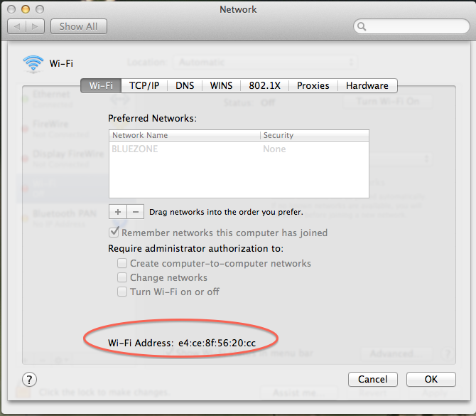 how to find wireless mac address on xbox one